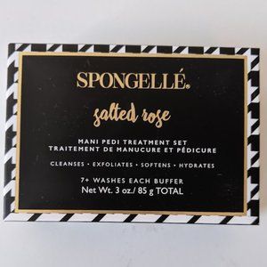 NWT Spongelle Salted Rose Mani Pedi Treatment Set